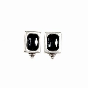 Hand Made Pewter Earrings Plated in 925 Silver - SKU# ZE-628G