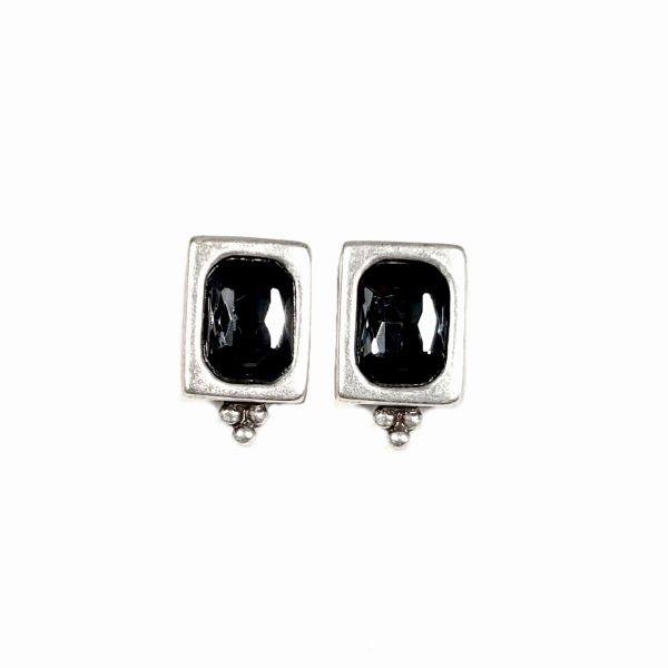 Hand Made Pewter Earrings Plated in 925 Silver - SKU# ZE-628G