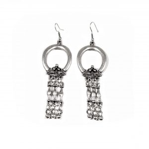 Hand Made Pewter Earrings Plated in 925 Silver - SKU# ZEP-024