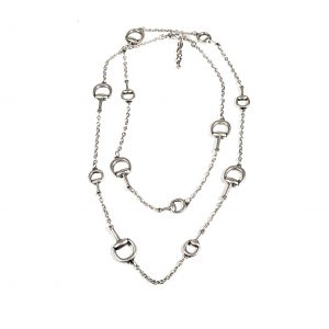 Hand Made Pewter Necklace Plated in 925 Silver - SKU# ZN-155