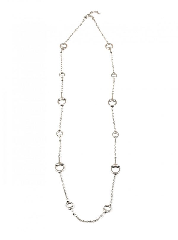 Hand Made Pewter Necklace Plated in 925 Silver - SKU# ZN-155 - Image 2