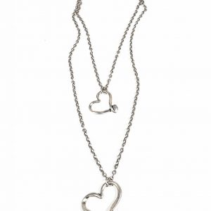 Hand Made Pewter Necklace Plated in 925 Silver - SKU# ZN-255