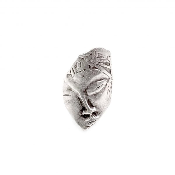 Hand Made Brass Adjustable Ring Plated in 925 Silver - SKU# ZRC-013