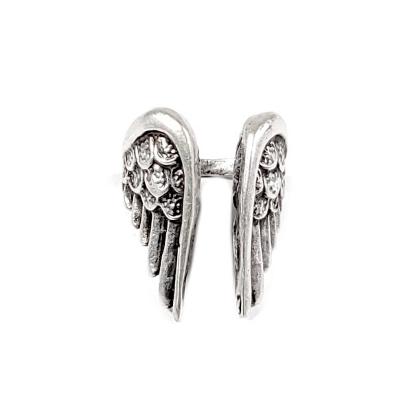 Hand Made Brass Adjustable Ring Plated in 925 Silver - SKU# ZRC-033