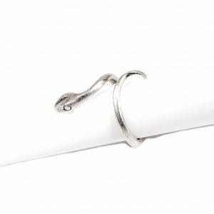 Hand Made Brass Adjustable Ring Plated in 925 Silver - SKU# ZRC-150