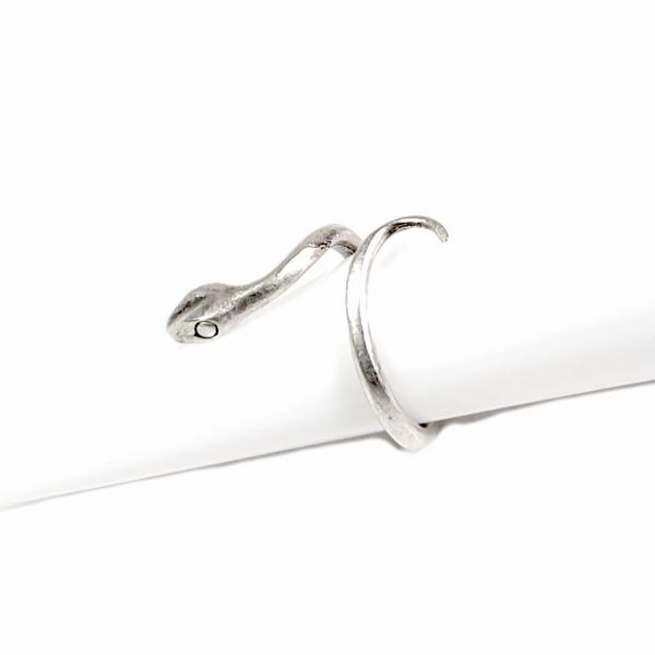 Hand Made Brass Adjustable Ring Plated in 925 Silver - SKU# ZRC-150