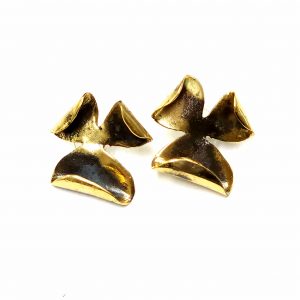 Hand Made Brass Earrings - SKU# BRN-4002