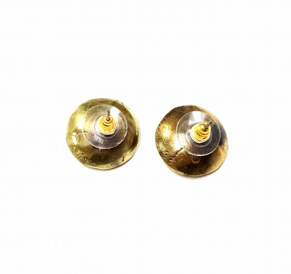 Hand Made Brass Earrings - SKU# BRN-4003 - Image 3