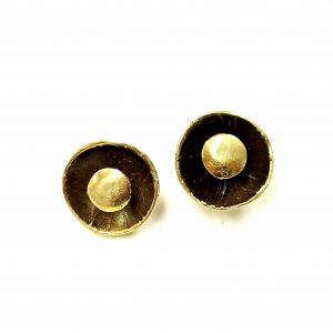 Hand Made Brass Earrings - SKU# BRN-4004