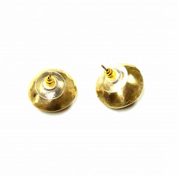 Hand Made Brass Earrings - SKU# BRN-4004 - Image 3