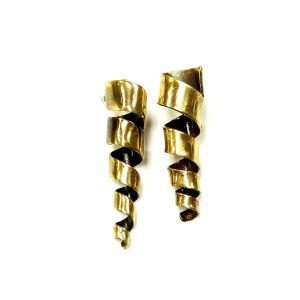 Hand Made Brass Earrings - SKU# BRN-4024