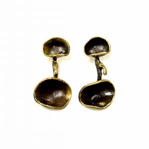 Hand Made Brass Earrings - SKU# BRN-4041