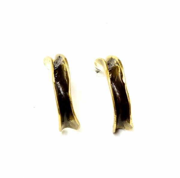 Hand Made Brass Earrings - SKU# BRN-4044