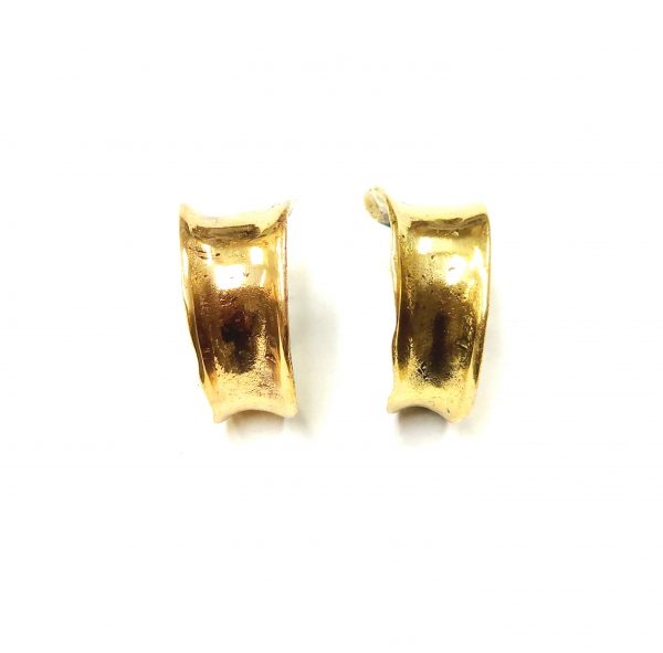 Hand Made Brass Earrings - SKU# BRN-4046 - Image 3