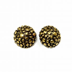 Hand Made Brass Earrings - SKU# BRN-4051