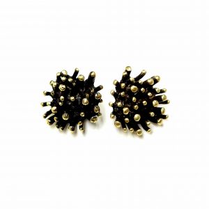 Hand Made Brass Earrings - SKU# BRN-4061