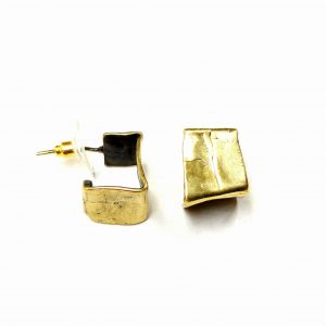 Hand Made Brass Earrings - SKU# BRN-4066