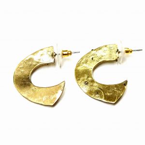 Hand Made Brass Earrings - SKU# BRN-4068
