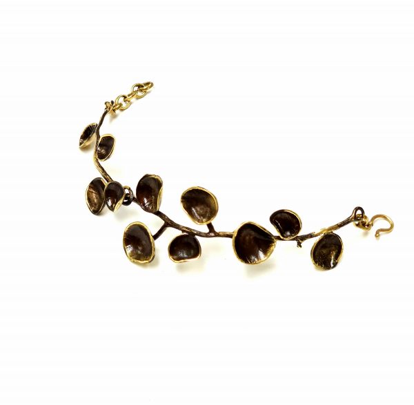 Hand Made Brass Bracelet Plated in Vintage Bronze - SKU# BRN-2007 - Image 3