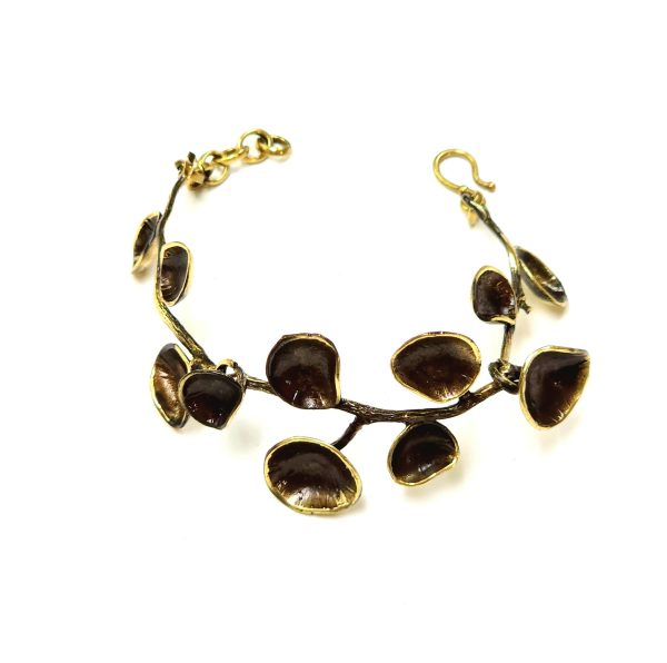 Hand Made Brass Bracelet Plated in Vintage Bronze - SKU# BRN-2007 - Image 4