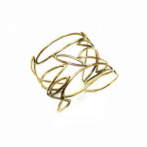Hand Made Brass Bracelet Plated in Vintage Bronze - SKU# BRN-2008