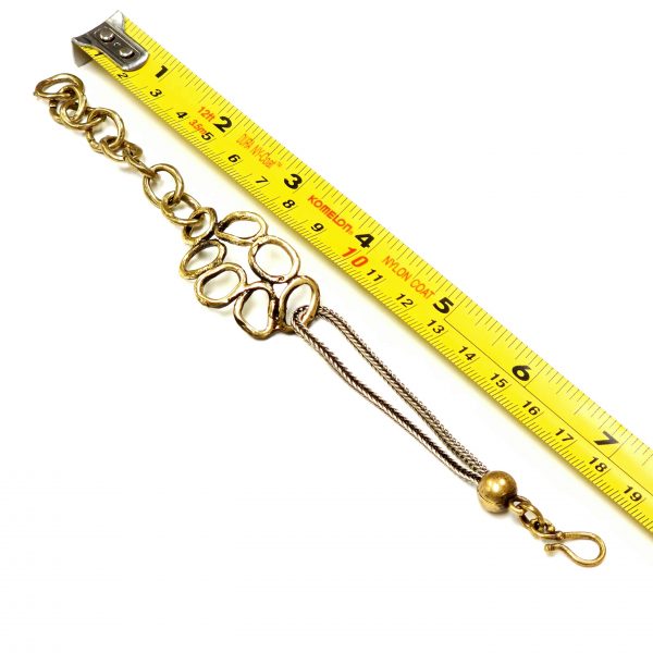 Hand Made Brass Bracelet Plated in Vintage Bronze - SKU# BRN-2009 - Image 2