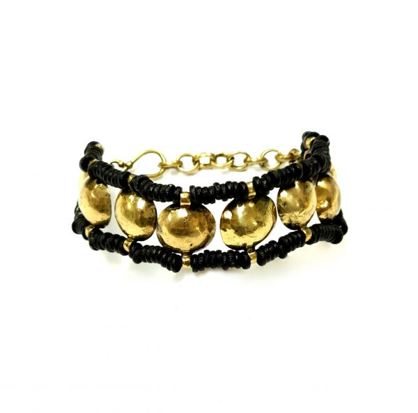 Hand Made Brass Bracelet Plated in Vintage Bronze - SKU# BRN-2013 - Image 4