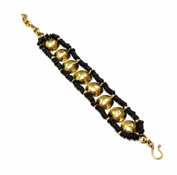 Hand Made Brass Bracelet Plated in Vintage Bronze - SKU# BRN-2013 - Image 3