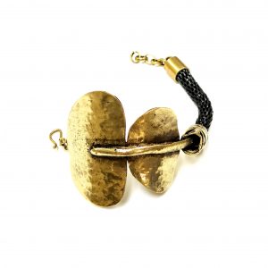 Hand Made Brass Bracelet Plated in Vintage Bronze - SKU# BRN-2015