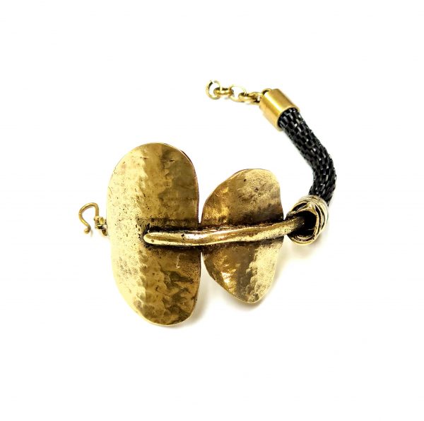 Hand Made Brass Bracelet Plated in Vintage Bronze - SKU# BRN-2015