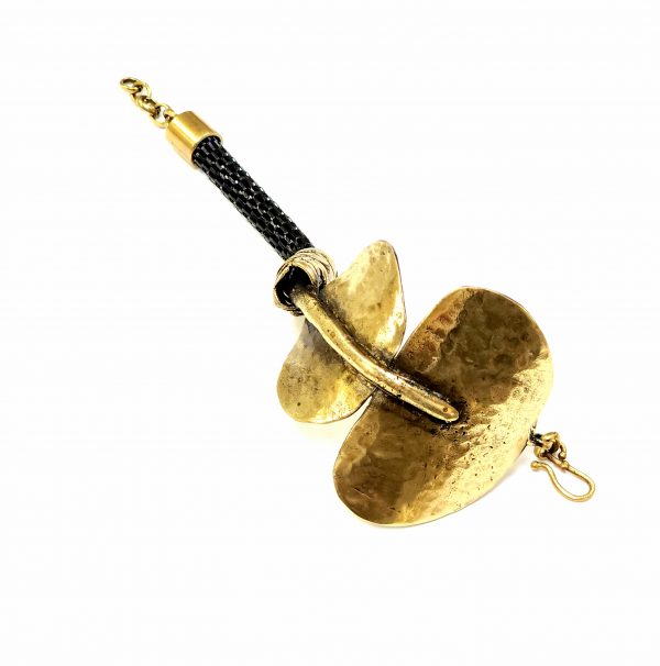Hand Made Brass Bracelet Plated in Vintage Bronze - SKU# BRN-2015 - Image 2