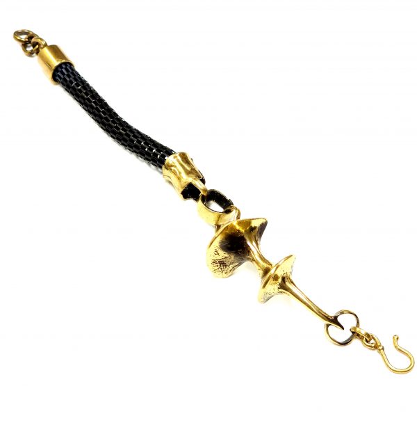 Hand Made Brass Bracelet Plated in Vintage Bronze - SKU# BRN-2016 - Image 2