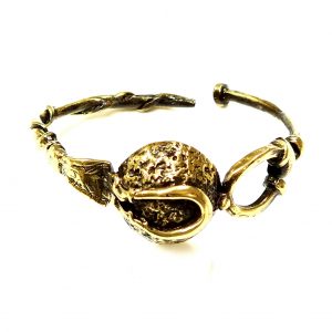 Hand Made Brass Bracelet Plated in Vintage Bronze - SKU# BRN-2023