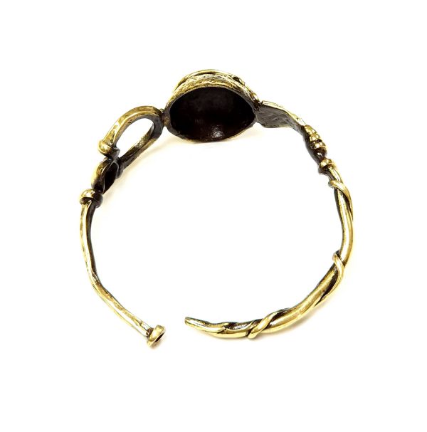 Hand Made Brass Bracelet Plated in Vintage Bronze - SKU# BRN-2023 - Image 4
