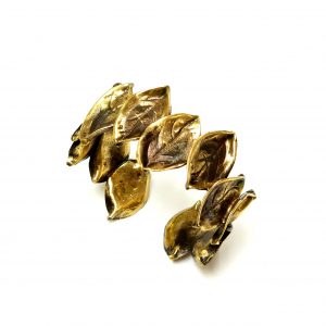 Hand Made Brass Bracelet Plated in Vintage Bronze - SKU# BRN-2024