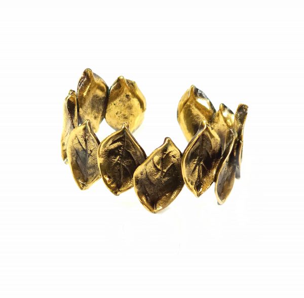 Hand Made Brass Bracelet Plated in Vintage Bronze - SKU# BRN-2024 - Image 3