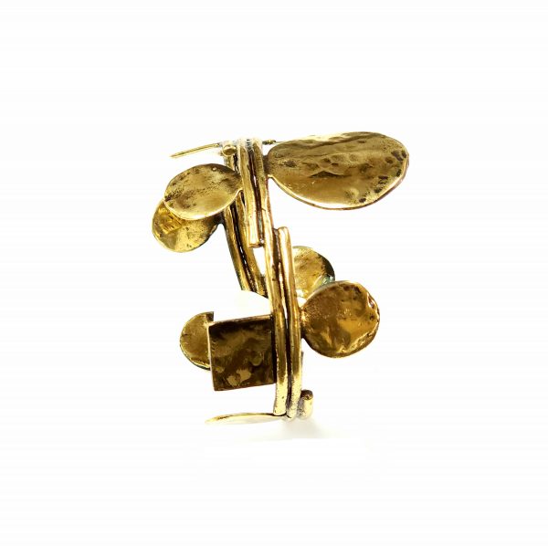 Hand Made Brass Bracelet Plated in Vintage Bronze - SKU# BRN-2027 - Image 3