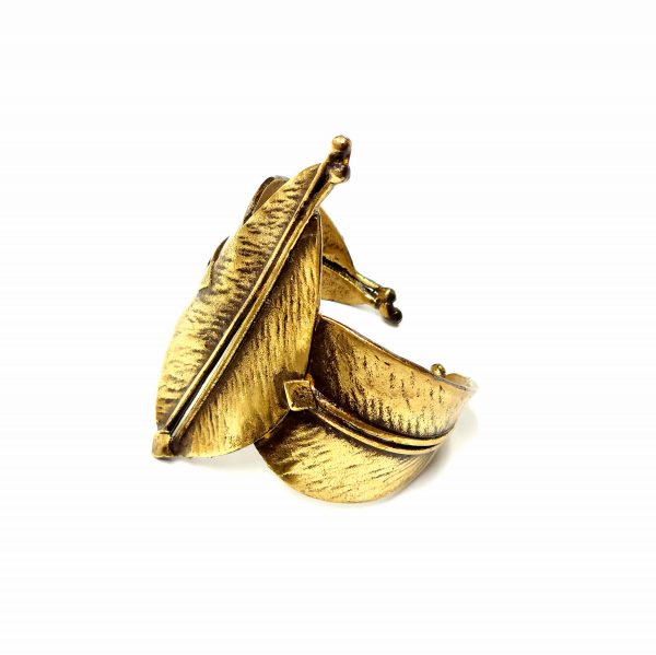 Hand Made Brass Bracelet Plated in Vintage Bronze - SKU# BRN-2032 - Image 5