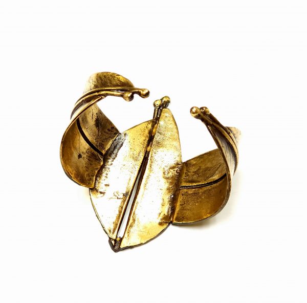 Hand Made Brass Bracelet Plated in Vintage Bronze - SKU# BRN-2032 - Image 3