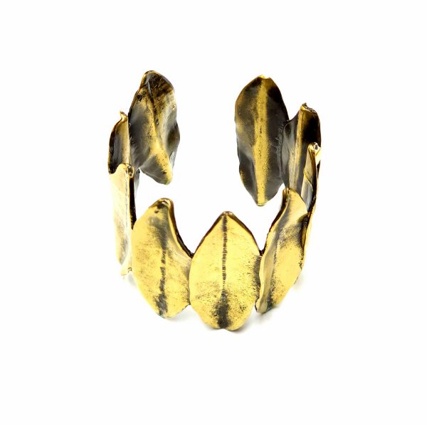 Hand Made Brass Bracelet Plated in Vintage Bronze - SKU# BRN-2034 - Image 4