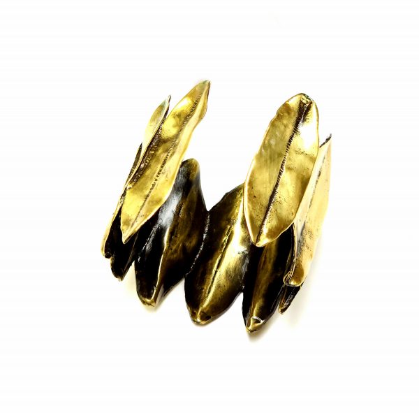 Hand Made Brass Bracelet Plated in Vintage Bronze - SKU# BRN-2034 - Image 5
