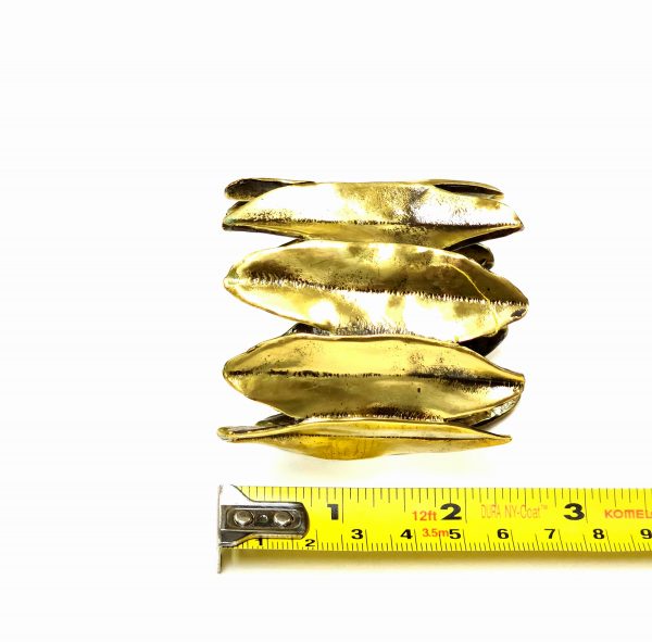 Hand Made Brass Bracelet Plated in Vintage Bronze - SKU# BRN-2034 - Image 2