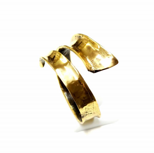 Hand Made Brass Bracelet Plated in Vintage Bronze - SKU# BRN-2035 - Image 3
