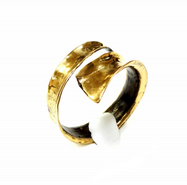 Hand Made Brass Bracelet Plated in Vintage Bronze - SKU# BRN-2035 - Image 5