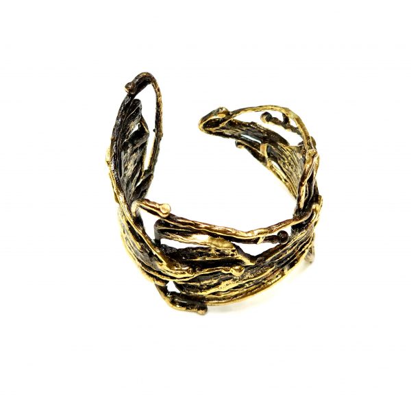 Hand Made Brass Bracelet Plated in Vintage Bronze - SKU# BRN-2044 - Image 4