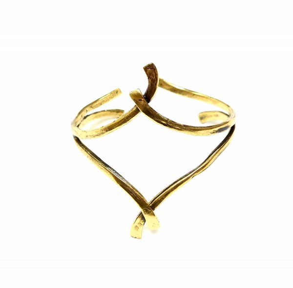 Hand Made Brass Bracelet Plated in Vintage Bronze - SKU# BRN-2051 - Image 4