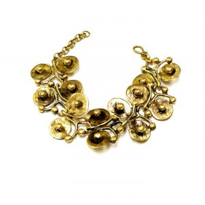 Hand Made Brass Bracelet Plated in Vintage Bronze - SKU# BRN-2052