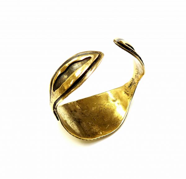 Hand Made Brass Bracelet Plated in Vintage Bronze - SKU# BRN-2063 - Image 5
