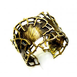 Hand Made Brass Bracelet Plated in Vintage Bronze - SKU# BRN-2064