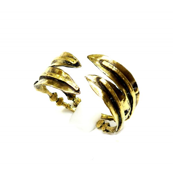 Hand Made Brass Bracelet Plated in Vintage Bronze - SKU# BRN-2066 - Image 3